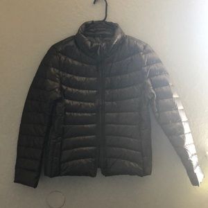 Black puffer jacket